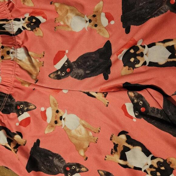 Sugar High Multi-Color Pet Print Pajama Pants - Picture 5 of 9